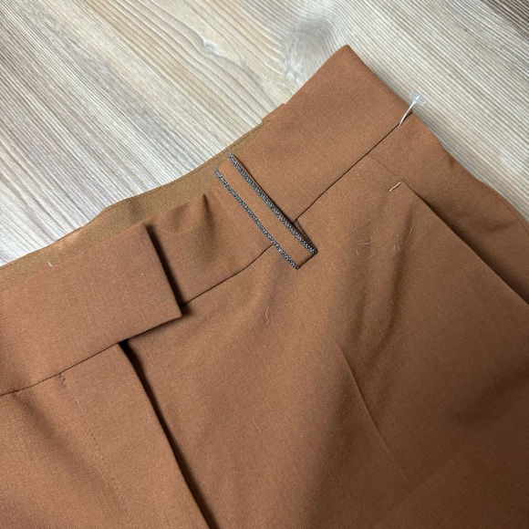 Brunello Cucunelli Brown Slacks 6 - Picture 3 of 6